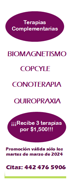 Promoción Biomagnetismo, Copcyle, Conoterapia, Quiropraxia